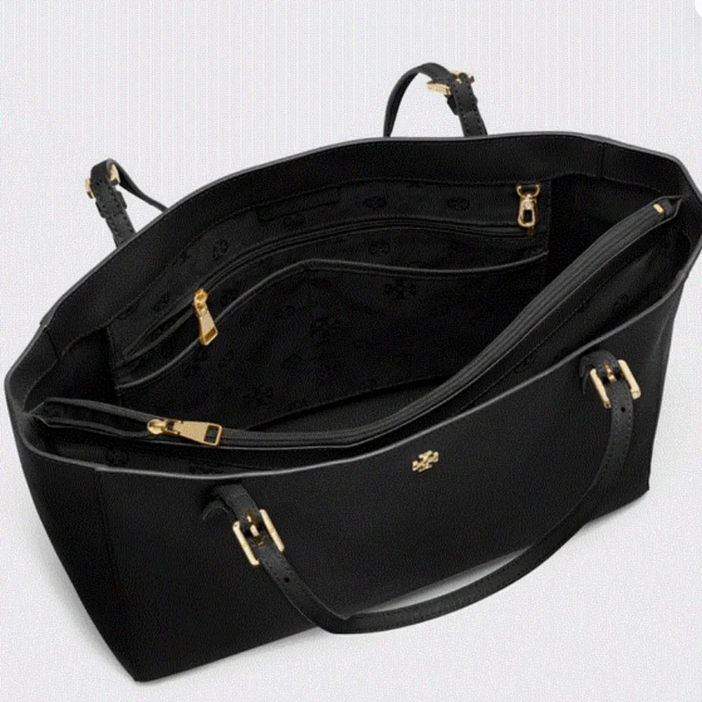TORY BURCH York Leather Buckle Tote *black* - Picture 6 of 17
